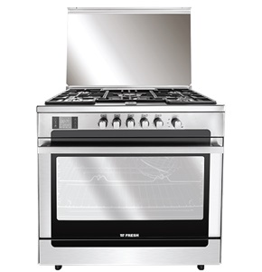 Fresh Matrix Touch Gas Cooker, 90 cm, Stainless, Timer - MATRIX TAUCH - 500016944