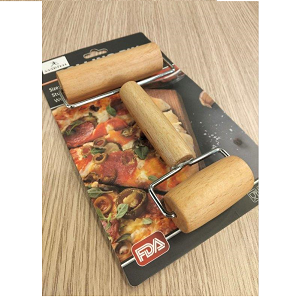 Double wooden rolling pin 1005736