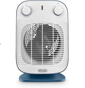 Delonghi Electric Fan Heater, 2000 Watts, Blue and White - HFS50B20-AV