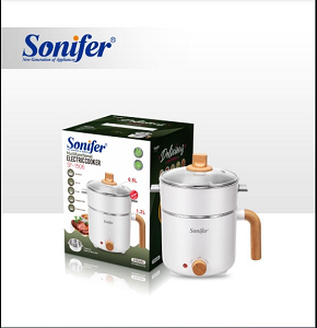 Sonifer Electric Cooking Pot 1.2L + 0.5L, 600W – SF-1506
