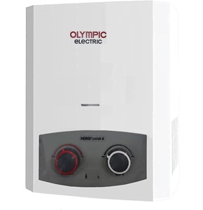 Olympic Electric Gas Heater Hiro Flo 6L Digital Without Chimney-White, Gas Tube 945105585