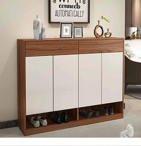 Shoe Rack RETRO AGENCY 140 cm wooden×white RA-S63
