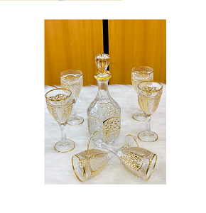 2M Sharbat Set 7 pcs - Safari Nickel Chocolate
