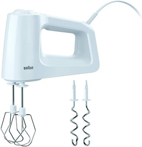 Braun MultiMix 3 Hand Mixer, 450 Watt, White - HM3000
