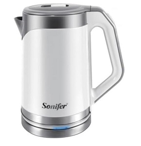 SONIFER Kettle Electric 2L, 1500 Watt, SILVER SF-2071-SL