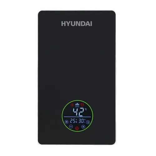 HYUNDAI Instant Water Heater 12K, Black Glass, Q09120 Black