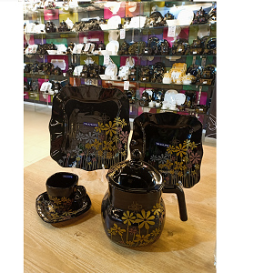 
Arcopal 60 Pieces Black Octagon Set (Y19064-1)