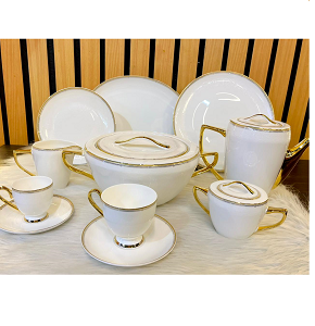 Antique Tableware Set 62 pcs
