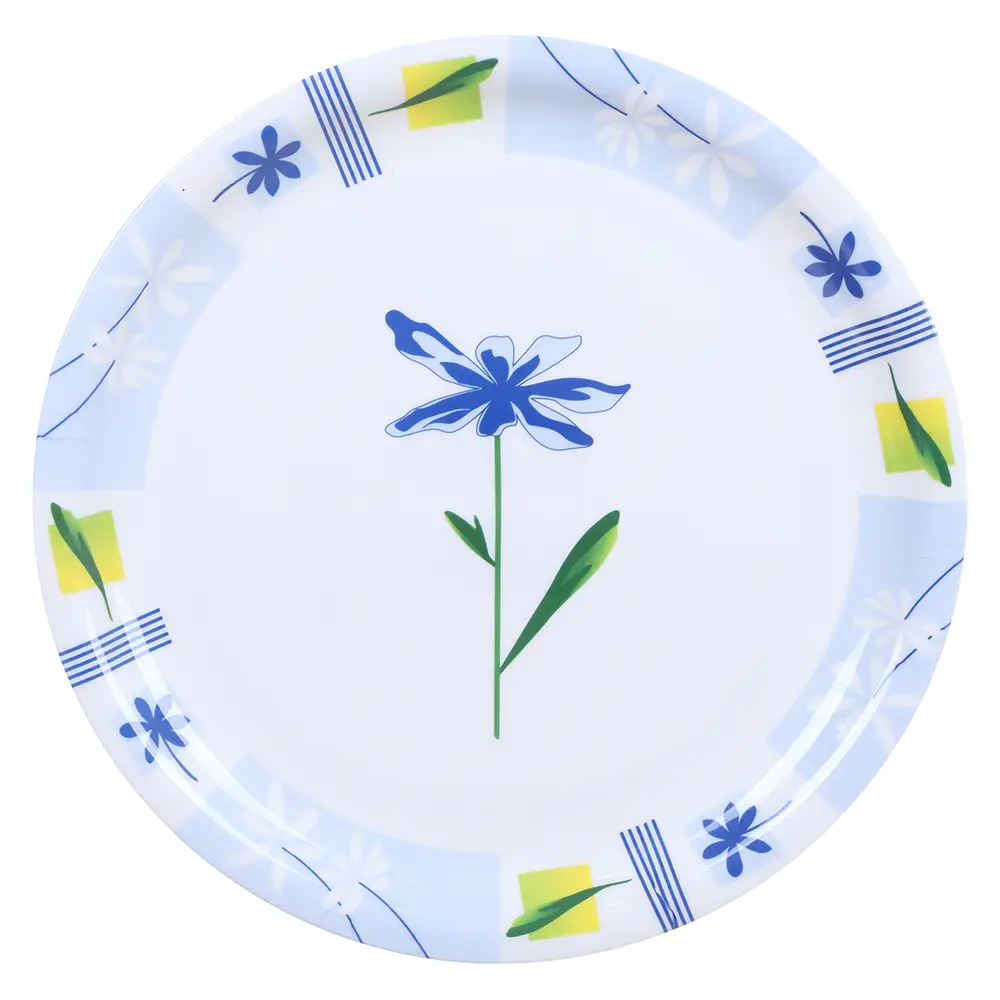 Al Sharif Melamine Round Tray – 24 cm - 6221189770131