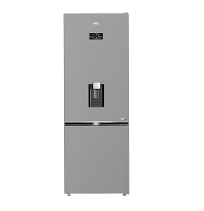 Beko Refrigerator, 2 Doors, 490 Liters, No Frost, Digital Display, Silver – B5RCNE565HXPE