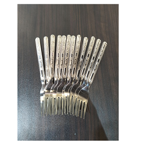Set of 12 Stainless Steel Table Forks 17– Abu Hamda
