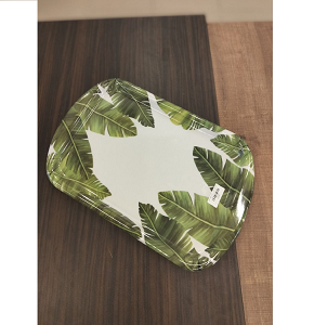 Al Sharif Melamine Comfort Rectangular Tray – 52 cm - 6221189767537