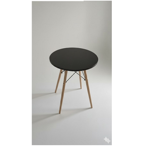 Royal Chair Table 60×60 Round – Black
