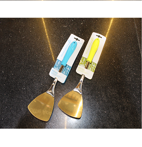 Stainless steel handle, Happy Home colors
