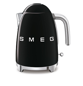 Smeg kettle 1.7L stainless steel 2400 watt BLACK international warranty KLF03PBEU-IG