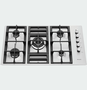 NARDI Hob Built-in Gas 5 Burners , Stainless Steel - SCG55 AVX