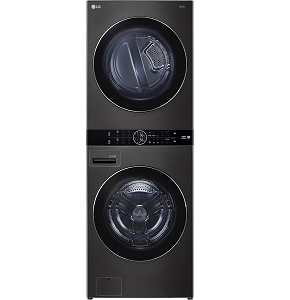 LG Washing Machine WASHTOWER WITH CENTER CONTROL,21 KG - DRYER 16 KG, Black - FWT2116BS
