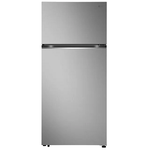 LG Refrigerator 461 Liters, Inverter, Silver - GL-B602FWQ