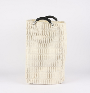 Foldable Velvet Laundry Basket Practical Lightweight and Space-Saving for Clothes Organization D4008