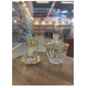 2M Tea Set, 14 Pieces, Canar Gold 5454