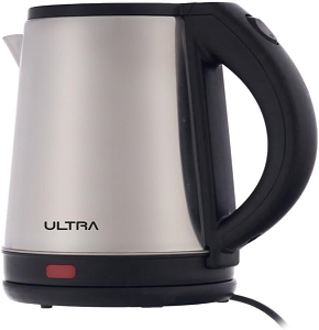 Ultra Electric Kettle, 2 Liters, 2000 Watt, Black and Stainless Steel - UKS20HE1