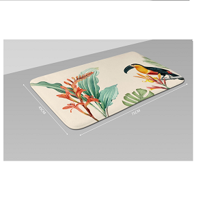 Bath Lux Tropical Toucan Pattern Bathroom Mat 45cm*75cm