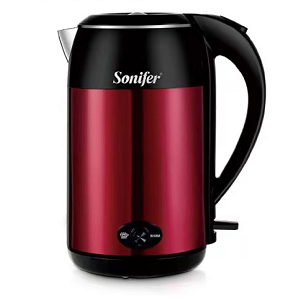 Sonifer Electric Kettle 1.8L, 1800W Red – SF-2072-RD
