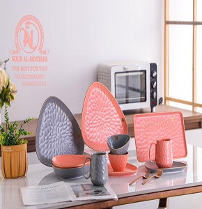 Waves 31-piece simple dinner set mix
