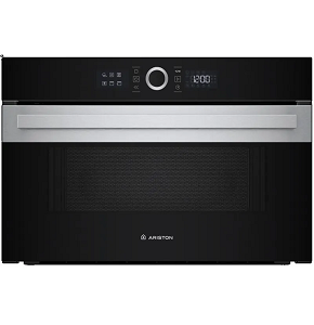 Ariston Built-in Microwave with Grill, 31 Liters, 2400 W, Black/Silver – AMD54MXA