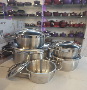 Aldo Stainless Steel Cookware Set Composition (16-18-20-24-28)
