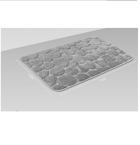 Bath Luxe Grey Bathroom Mat 45cm * 75cm