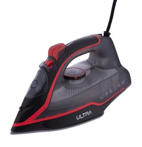 ULTRA Steam Iron, 300 ml, 2200 Watt, Black and Red - UI22KRE1
