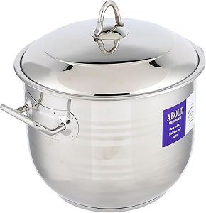 Aboud Original striped pot with stainless steel handle, size 24

