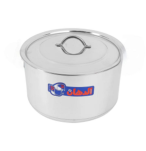 Egyptian Enamel Pot 4mm with Stainless Steel Band, Size 38