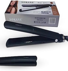 SSK-1903 - Sokany Hair Straightener, Ceramic, Multicolor