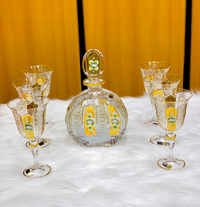 Sherbat Set Bisan – Hand-Embellished, 7 Pieces
