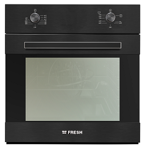Fresh Built-in Gas Oven 60 cm Black FRESH20515