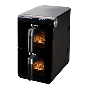 BENZ DOUBLE AIRFRYER 11L (5.5L+5.5L) 2800WAT DIGITAL BLACK BAFB1104