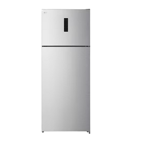 LG Refrigerator – 523 Liters, Digital, Silver - GTF522PVAN