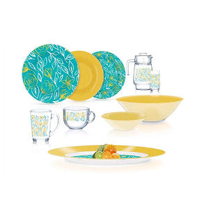 Luminarc Arcopirex Set 46 pcs Aqua Gold Emarty

