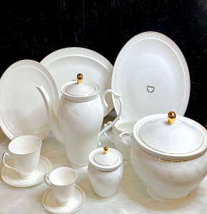 Dinner set 60 Q Dorobina WDJ24 2041 Bone Pearl Mix
