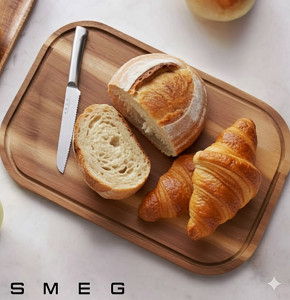 Smeg Kitchen Knife Stainless Steel Handle - abdo - 2431