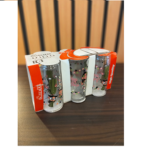 ALTAWFEK Cup of Water set 6 Pcs Glass, Ramadan Drawings TWFK6-1