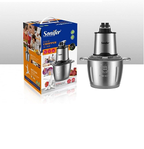 SONIFER Electric Chopper 2.5L, 500W, Silver SF-8120