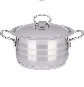 Aboud Original striped pot with stainless steel handle, size 32
