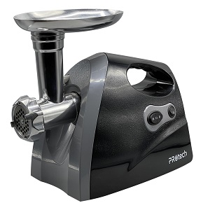 Protech meat grinder 2000 Watt with accessories - Black - PRO-MG2000