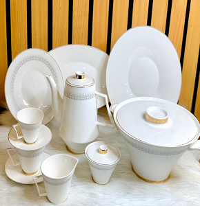Dinner set 60 Q Dorobina WDJ24-0805G GG Bone Pearl Mix and Match

