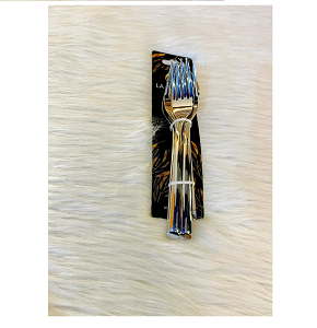 Set of 6 Stainless Steel Dessert Forks – Abu Hamda

