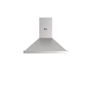 PURITY Hood Built-In 90 cm 3 Speeds with Chimney , Silver - PANSY PRO X 90CM