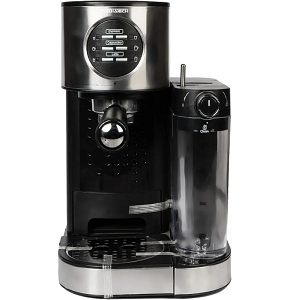 MEDIA TECH Espresso Maker 1.7L With Milk Tank, Black MT-CM509E